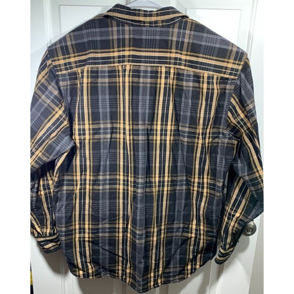 GH Bass & Co Plaid XL Button-up Long Sleeve Shirt Long Short Design Pockets - Picture 7 of 13